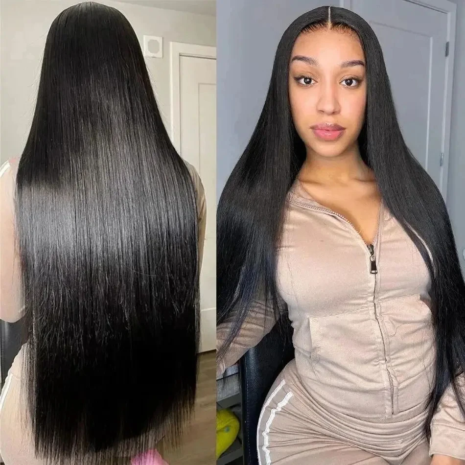 

180 Density 13x6 Hd Transparent Human Hair Lace Frontal Wig 13x4 Hd Bone Straight Lace Front Wig 6x4 5x5 Glueless Lace Wigs