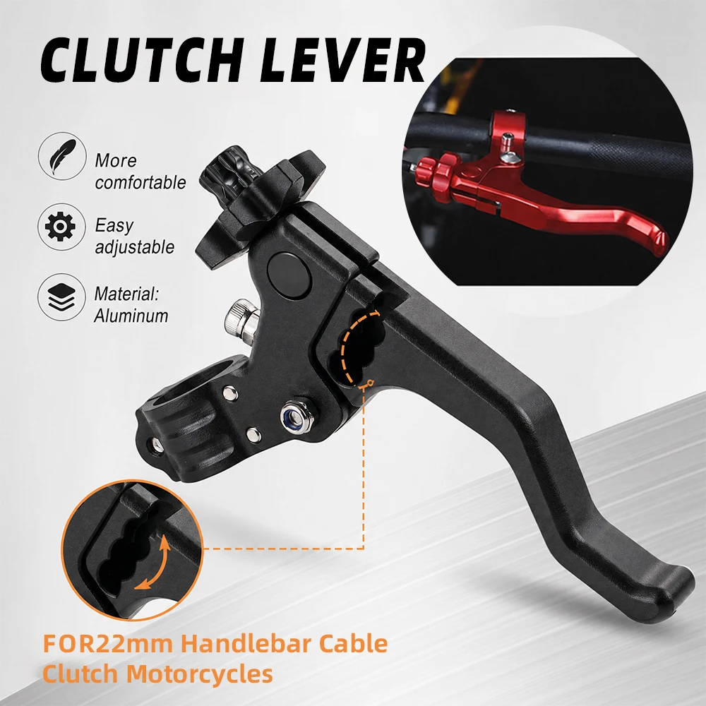 Motorcycle CNC Short Stunt Clutch Lever 22mm 7/8