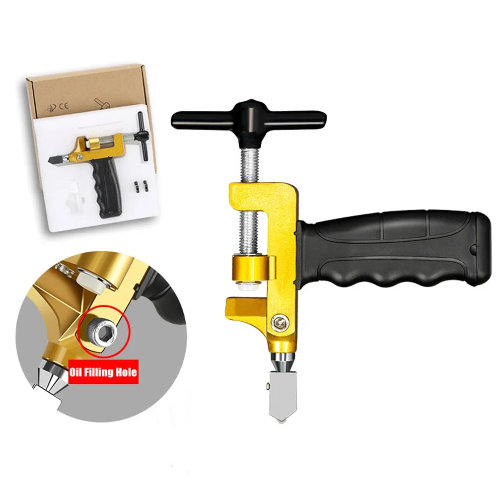 

2 In 1 Diamond Tile Glass Cutter Floor Cutter For Glass Cutting Construction Tools Ceramic & Porcelain Cutting Manual Hand Tool