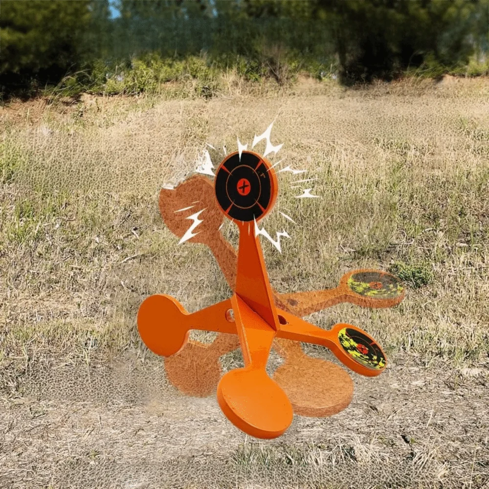Thickened Spinning Target Automatically Flips Resets with 10 Sheets of Splash Target Paper Flip Rolle Flip Roller Targets