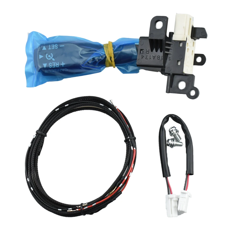 Steering Wheel Cruise Control Switch 84632-34011 With Cover 45186-47030-C0 For Toyota PRIUS PLUG-IN HYBRID AQUA 2009-2015