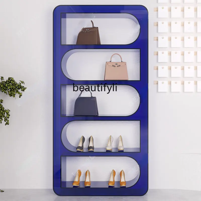 yj Acrylic Multi-Functional Storage Rack Multi-Layer Transparent Display Cabinet