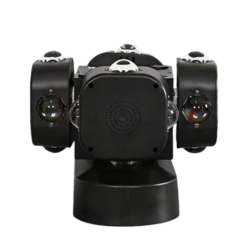 200W Four Arm Moving Head Light Wind and Fire Wheel Outdoor KTV Bar Explosion Flash DJ Rotating LED Beam Laser Light