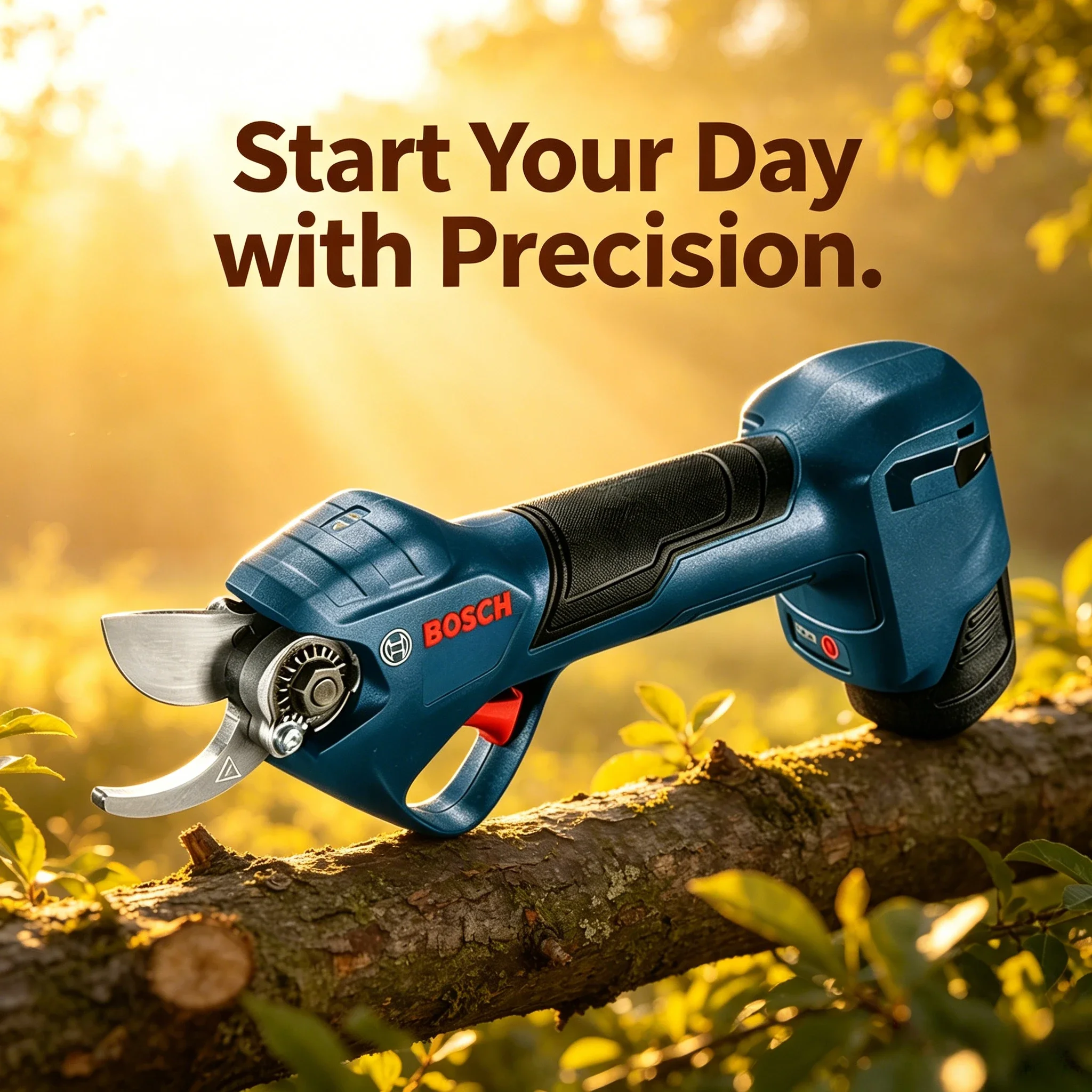 Bosch Power Tools Pro Pruner Rechargeable Pruning Shears, High-Performance 12V Garden Cutting Tool