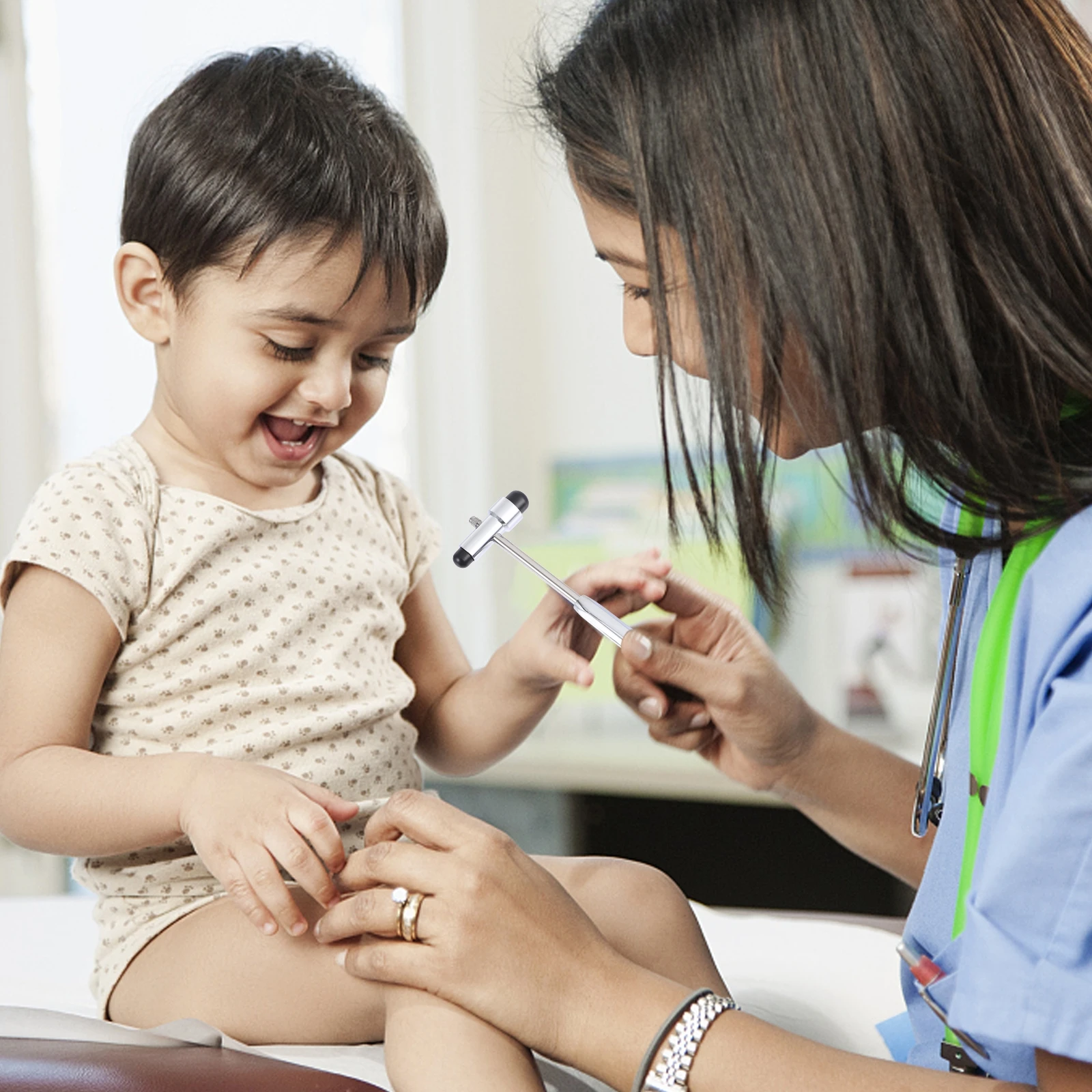 

Double Headed Hammer Zinc Alloy Diagnostic Reflex Abs Plexor For Hospital Diagnostic Hammer Nerve Teaching Tool