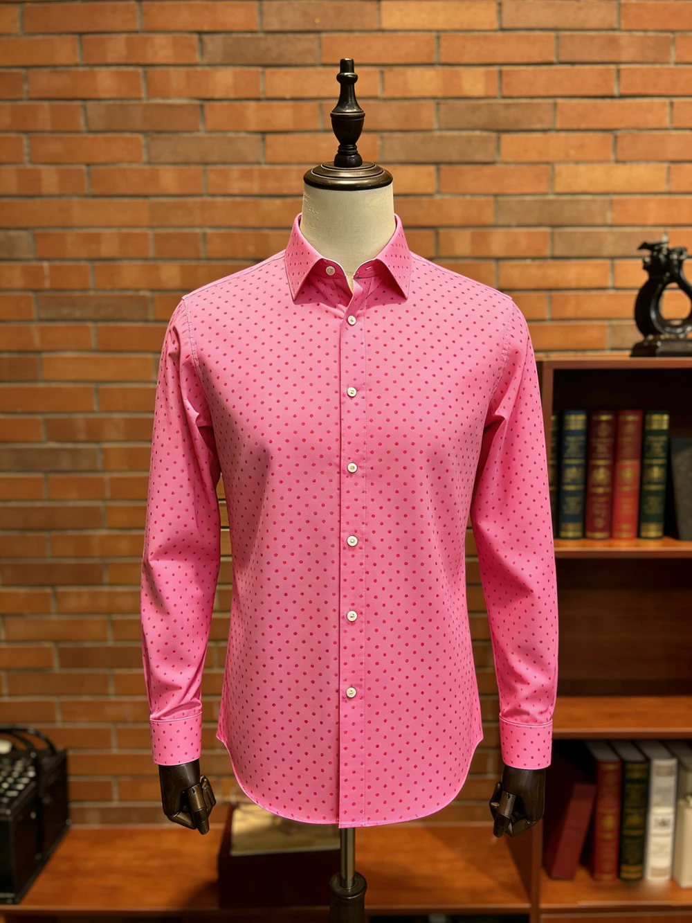 Men's Light Luxury Business Dark Stripe Printed Shirt Long-sleeved Lapel Button Hawaiian Beach Shirt Outdoor Party Mens Clothing