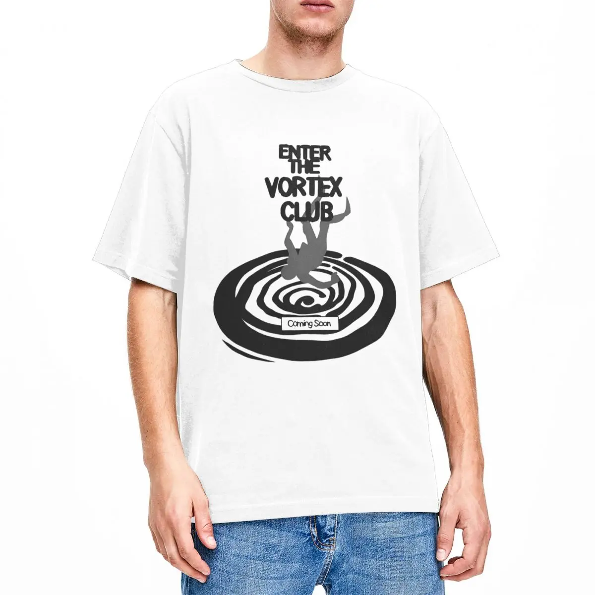 Enter The Vortex Club T-Shirts Life is Strange 100% Cotton Tees Beach Vintage Short Sleeve T Shirt O-Neck Popular Casual Shirt