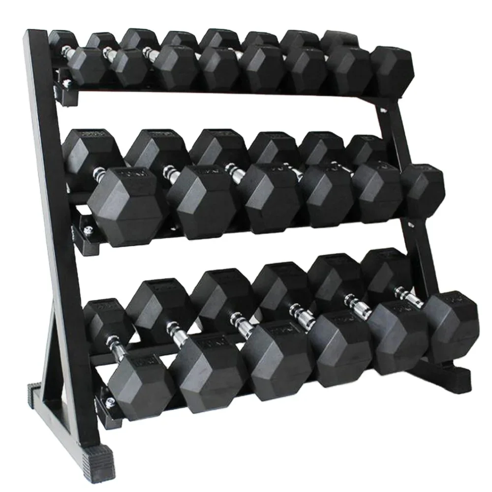 

Wholesale 3 Tier Dumbbell Racks Hex Dumbbell Rack Weight Rack