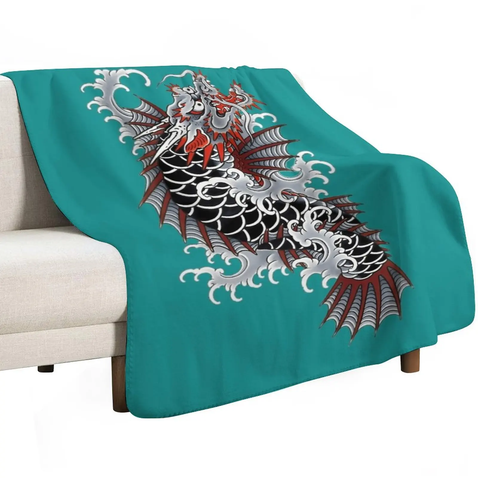 Yakuza Ichiban Tattoo \t Throw Blanket Blankets For Baby Personalized Gift Thin heavy to sleep Winter beds Vintage Blankets