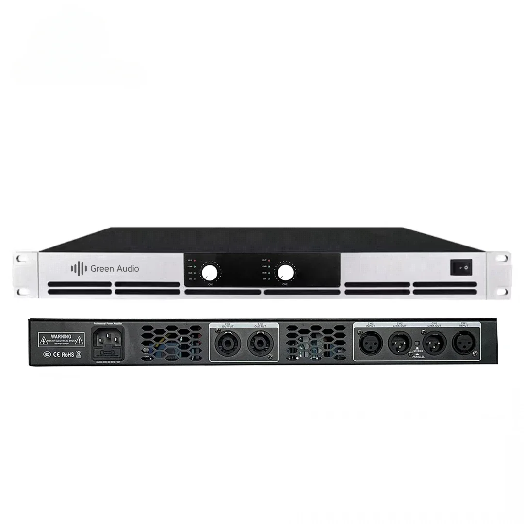 GAP-G12000 Class D 2-channel Professional Power Amplifier Audio Home KTV Stage Performance High-power Digital Power Amplifier