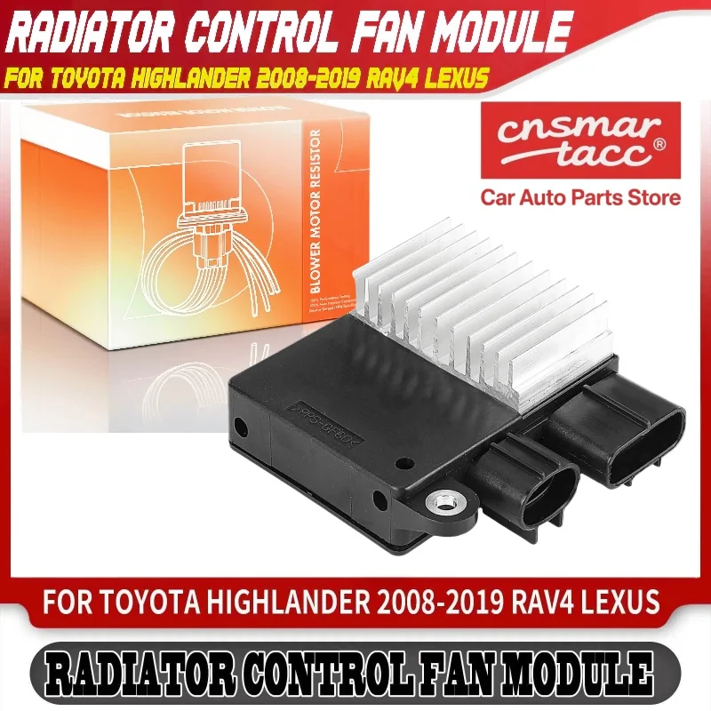 

Durable Cooling Fan Control Module for Toyota Highlander (2008-2019), RAV4, and Lexus Radiator Systems 8925726020