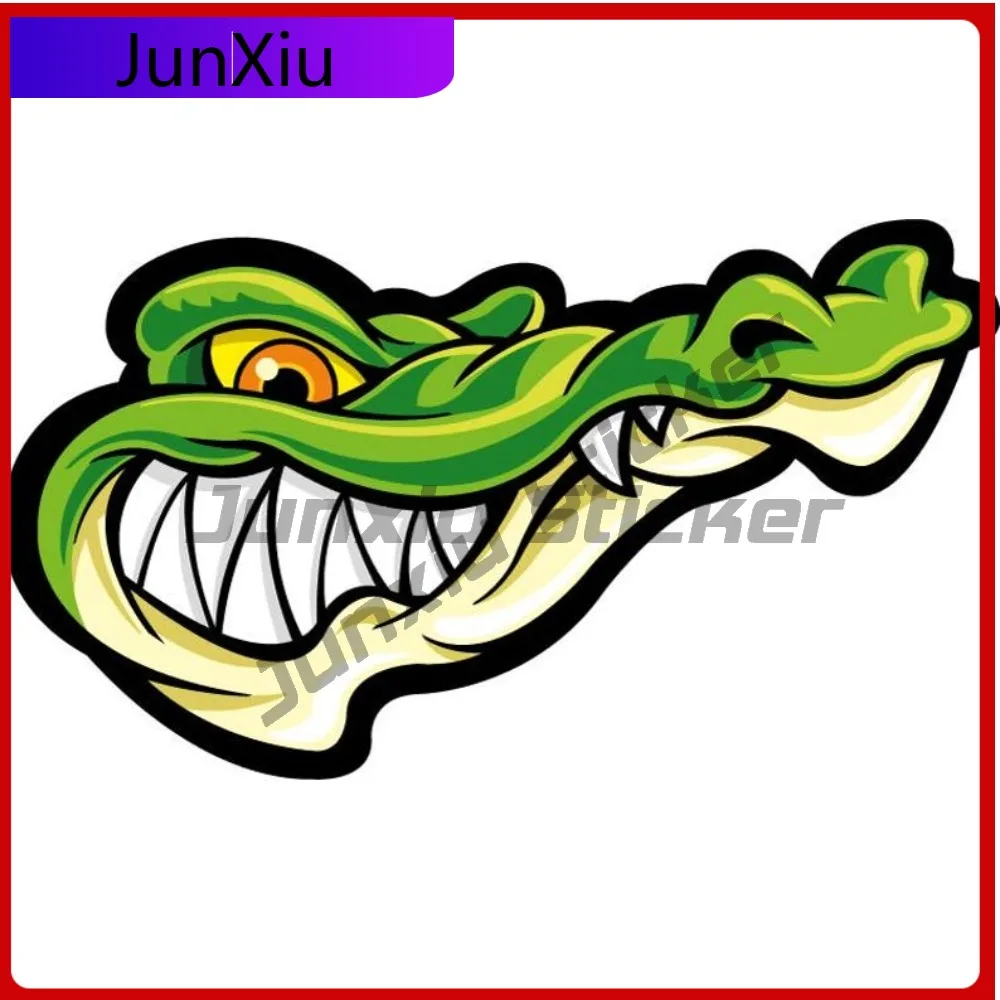 

Angry Alligator Sign Car Vinyl Sticker Waterproof Decal Styling Reflective-silver Decoration Custom Printed Decals For Bumper