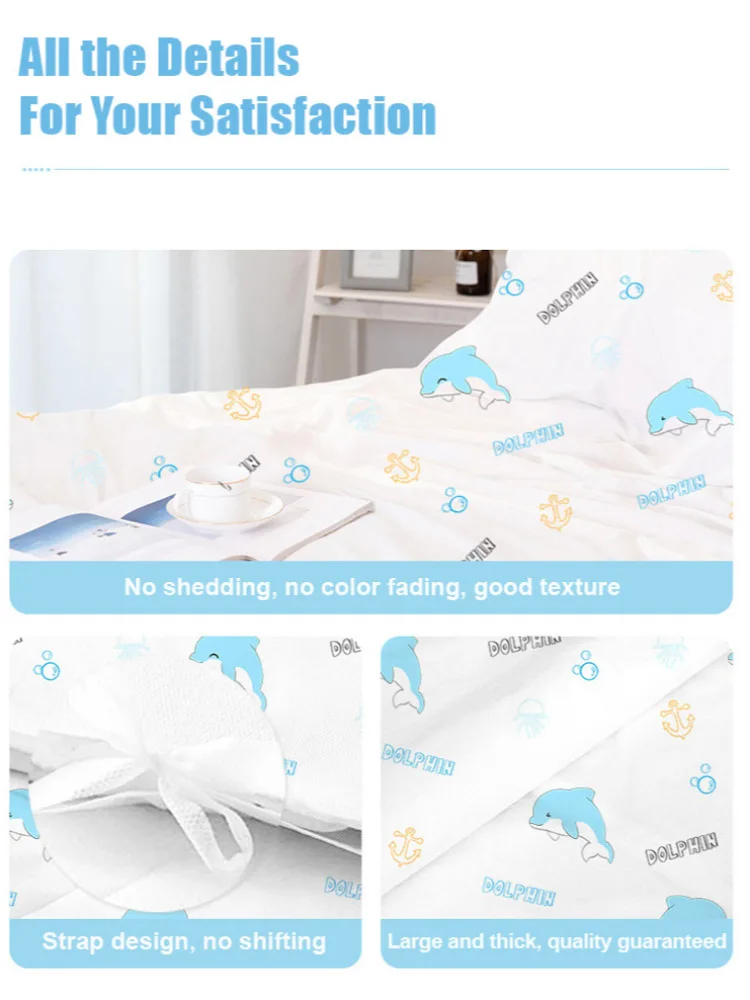 Travel Essential Hotel Supplies Disposable Bed Sheet Set