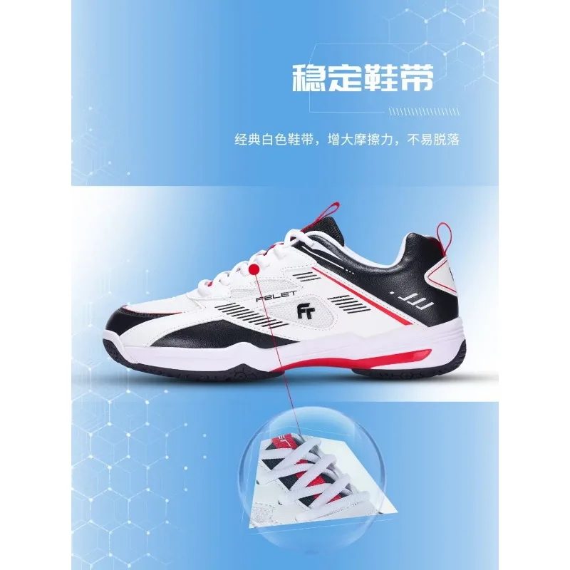 

Original Brand Men Gym Badminton Shoe Professional Wearable Table Tennis Shoe Top Quality Indoor Court Shoe 39-46