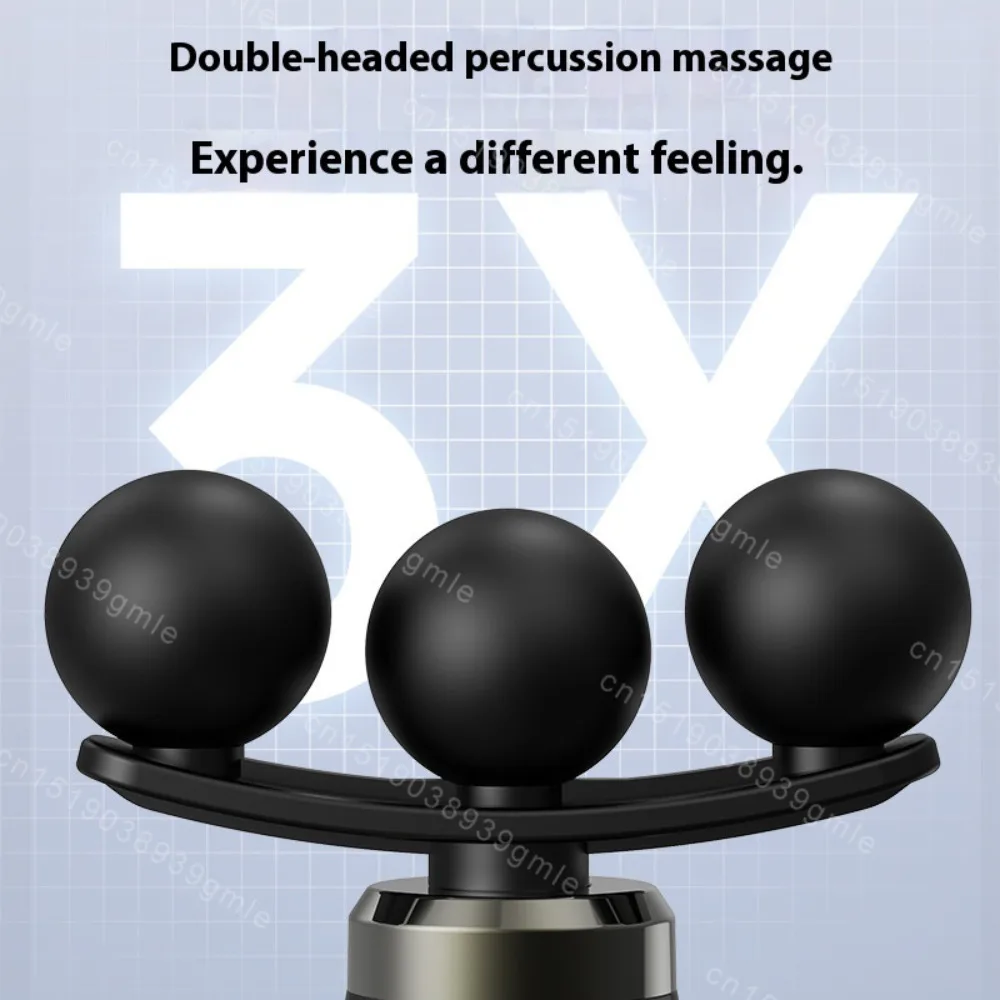 Smart Fascia Gun Deep Tissue Professional Massager Muscle Relaxation for Neck Shoulder Back with Extended U-Shaped Handle