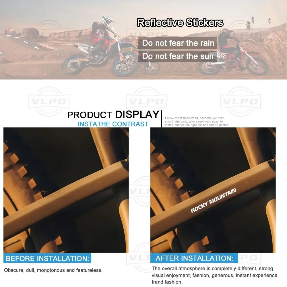 For Rocky Mountain Element Instinct Altitude Slayer Growler MTB Bicycle Parts Bike Stickers Waterproof Decals