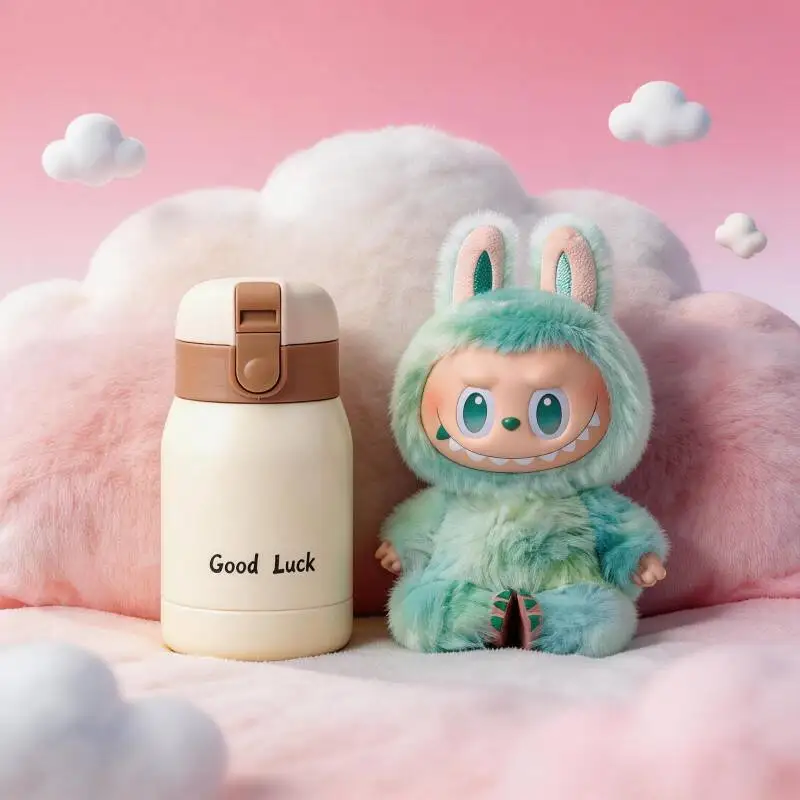 

POP MART THE MONSTERS Серия Forward High Energy: Термос-кружка LABUBU для всей семьи, универсальная, с изоляцией