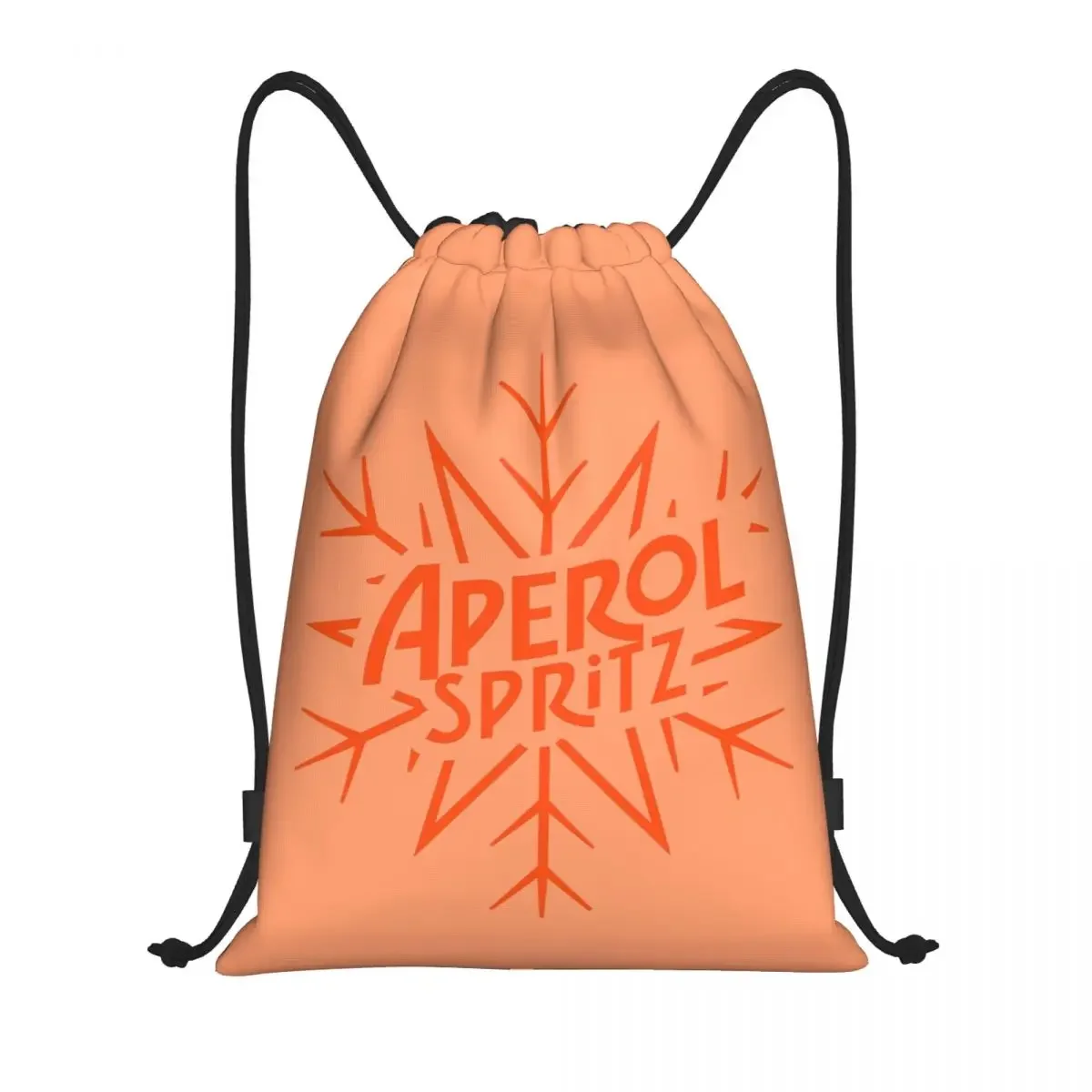 Custom A-Aperols Spritz Drawstring Backpack Bags Men Women Lightweight Gym Sports Sackpack Sacks for Yoga