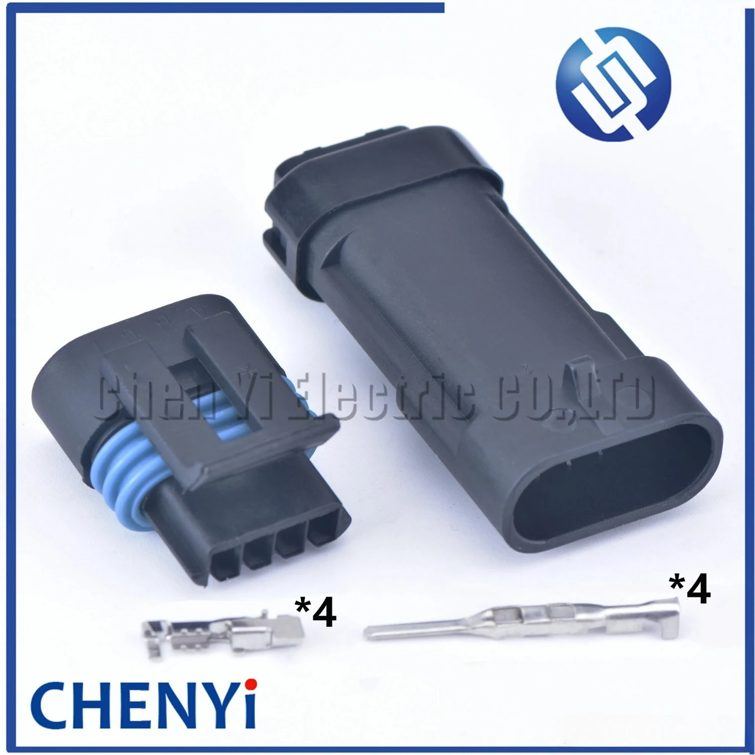 2 Set 4 Pin Male Or…