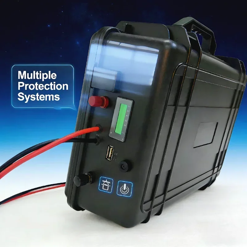 36V 48V Li-ion Battery Pack 100Ah-200Ah, High Capacity Rechargeable Lithium Battery With Charger, Over 1500 Deep Cycles, For E-b
