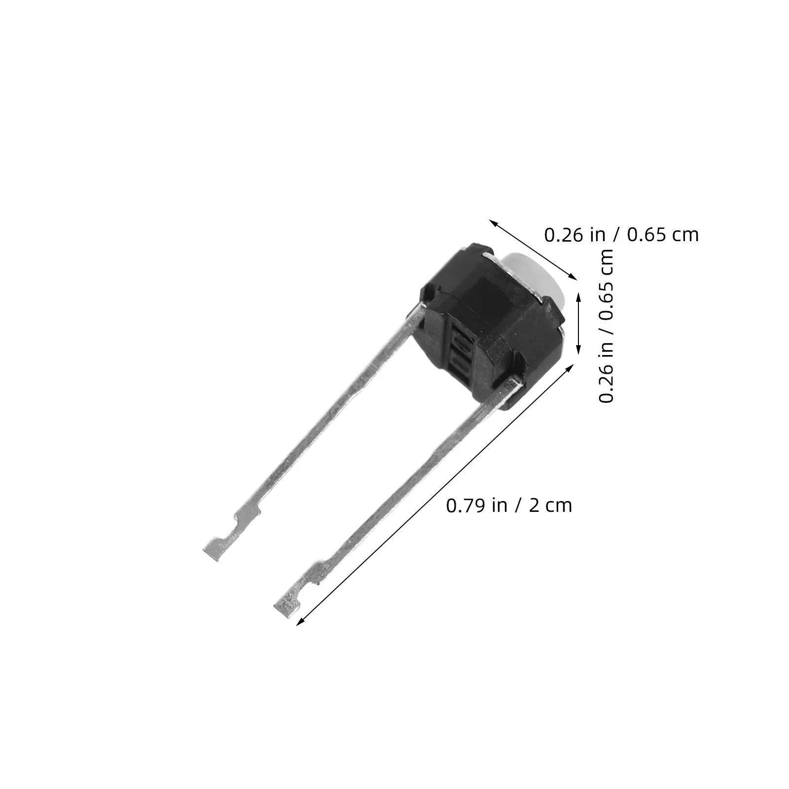 40Pcs Micro Tactile Push Button Switch Miniature Momentary Circuit Board Switch for Breadboard Electronics Projects Silent