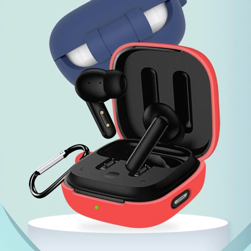 Per QCY T13ANC Cover per auricolari in Silicone tinta unita QCY T13ANC scatola di accessori per auricolari Dropshipping