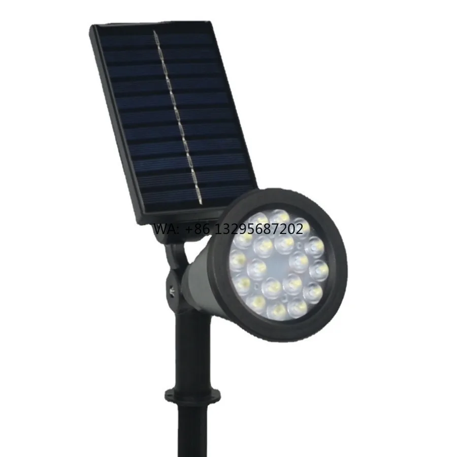 

Garden Lights Solar Powered for Yard Patio Pathway 18 LED 1200mAh Battery IP65 Waterproof Solar Lawn Light Stake Lamps Landscape
