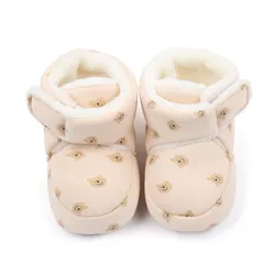 New Winter Infant Toddler Crib Snow Boots Soft Infant Girls Boys Warm Shoes Newborn Baby Cotton First Walkers