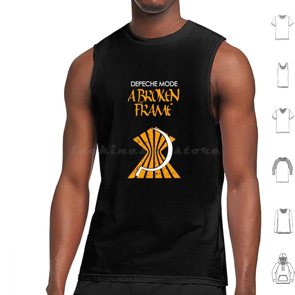 Dépéche Móde A Broken Frame Tank Tops Vest Sleeveless Dépéche Móde A Broken Frame