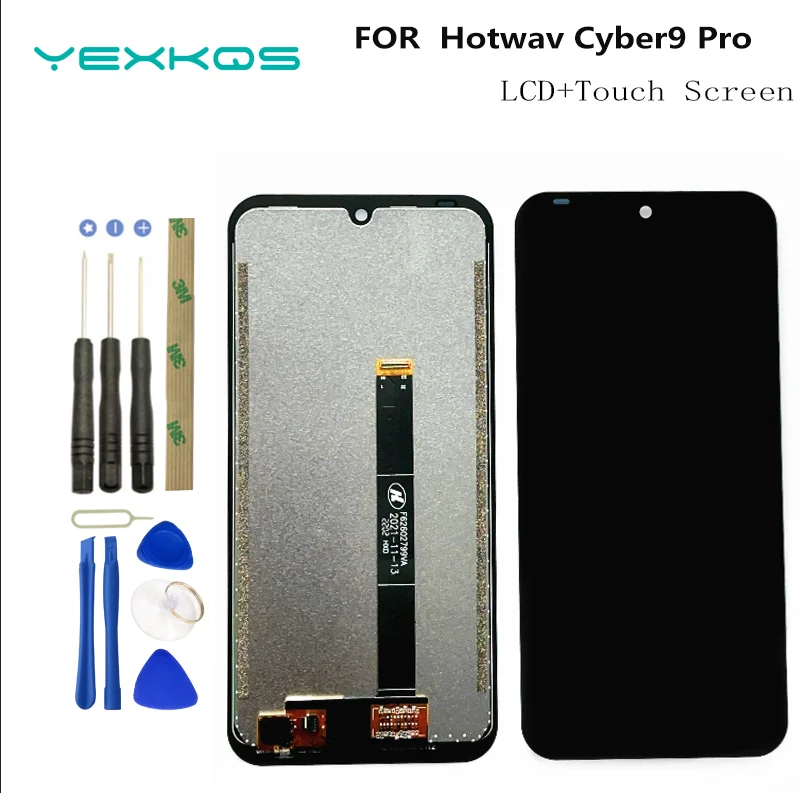 New Tested For HOTWAV Cyber 9 Pro LCD Display Touch Screen Digitizer Assembly Replacement Hotwav Cyber 9 Pro LCD Sensor