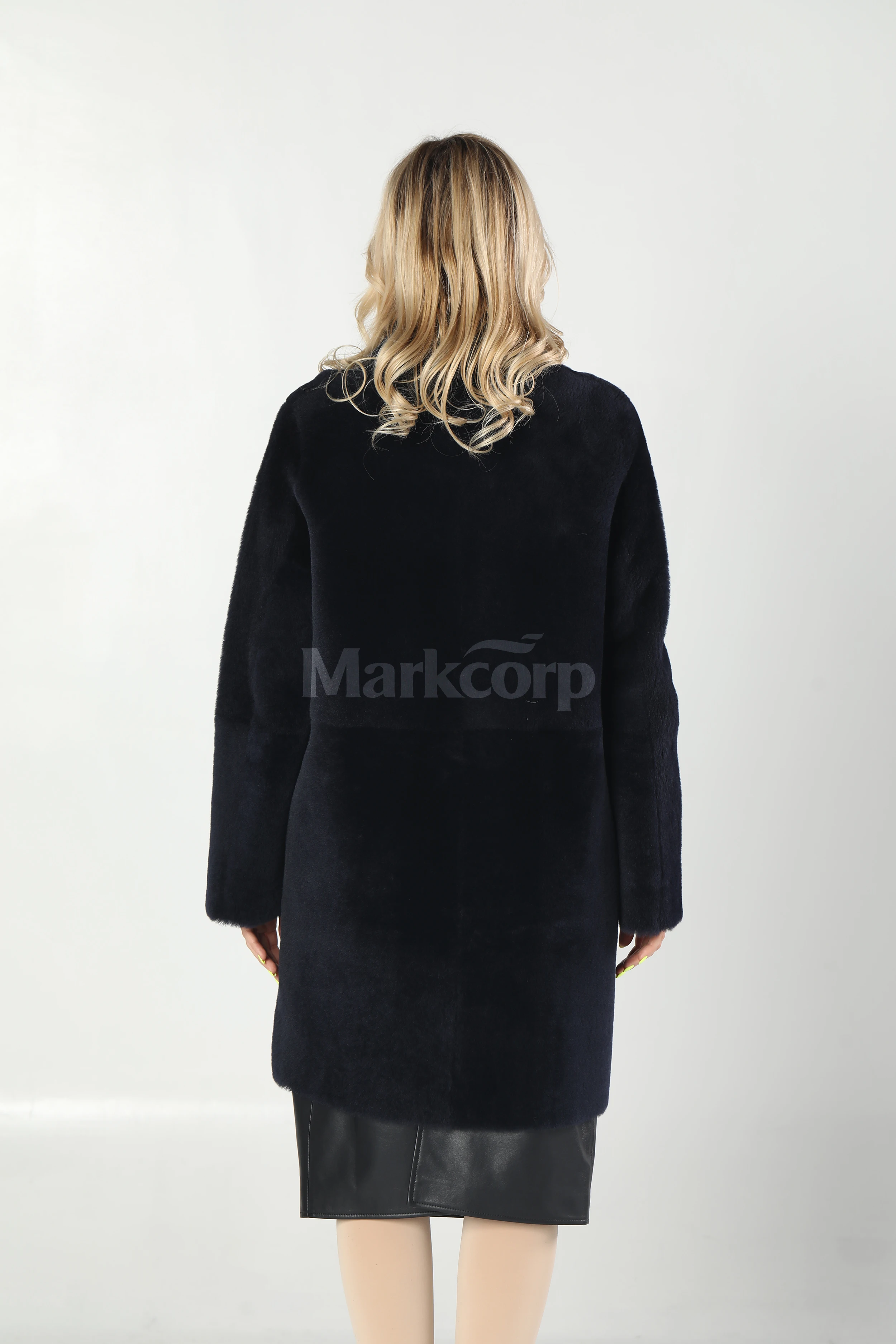 【Markcorp】ขนแกะขนแกะแท้สไตล์วินเทจแฟชั่นเมอริโน