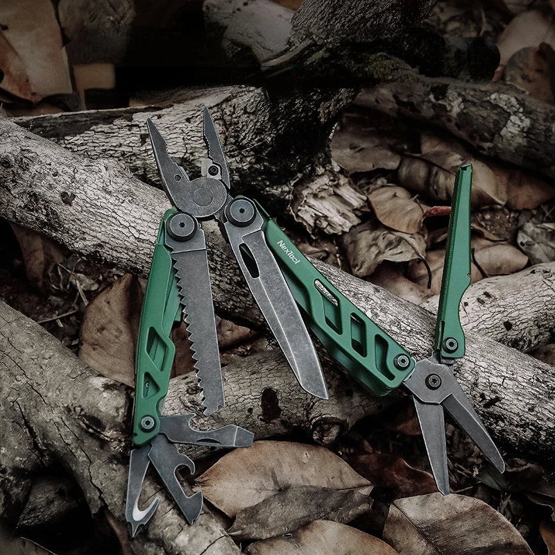 Imagem -06 - Nextool Flagship Pro Multi Ferramenta Alicate Dobrável Tesoura Portátil Vermelho e Verde Ferramentas Manuais ao ar Livre Edc 16 em 1