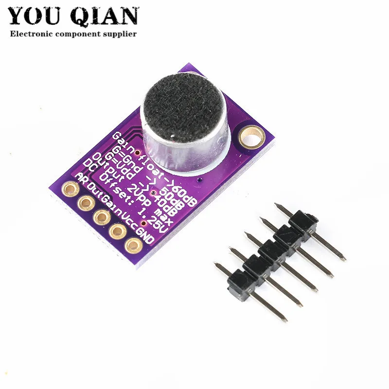 10PCS Electret Microphone Amplifier Stable MAX9814 module Auto Gain Control MAX4466