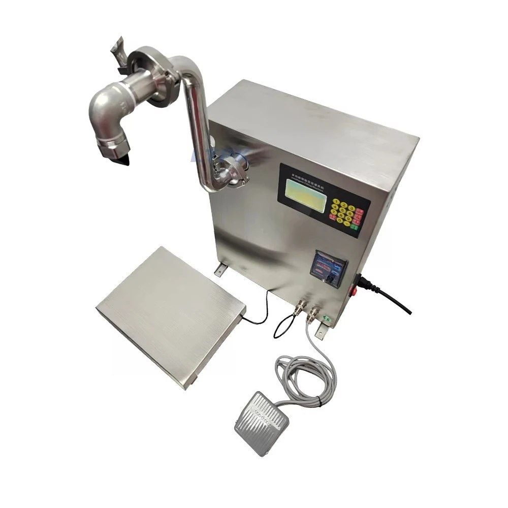 

Hot Sale LTPK G2-50 Full Automatic Weighing Filling Machine Honey Sesame Paste Edible Oil Glue Viscous Liquid Filling Machine