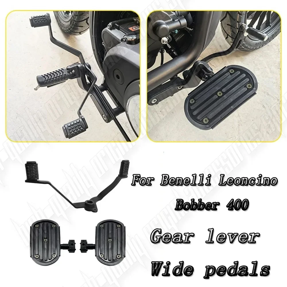 

For Benelli Leoncino Bobber 400 Motorcycle Accessories Foot Gear Shift Lever Front Rear Two-way Shift Lever Shifter Pegs Parts
