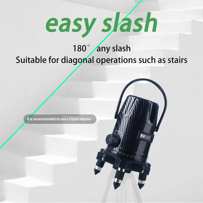 Factory Supply 2/3/5 Lines Nivel Laser Level 360 Laser Level 2 Lines Green Light Outdoor Glare Spirit Level 6