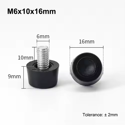 M6 M8 Leveling Foot Screw On Type PP Plastic Furniture Table Chair Sofa Leg Anti-slip Feet Adjustable Leveler Base Bolt Pad - Image 8