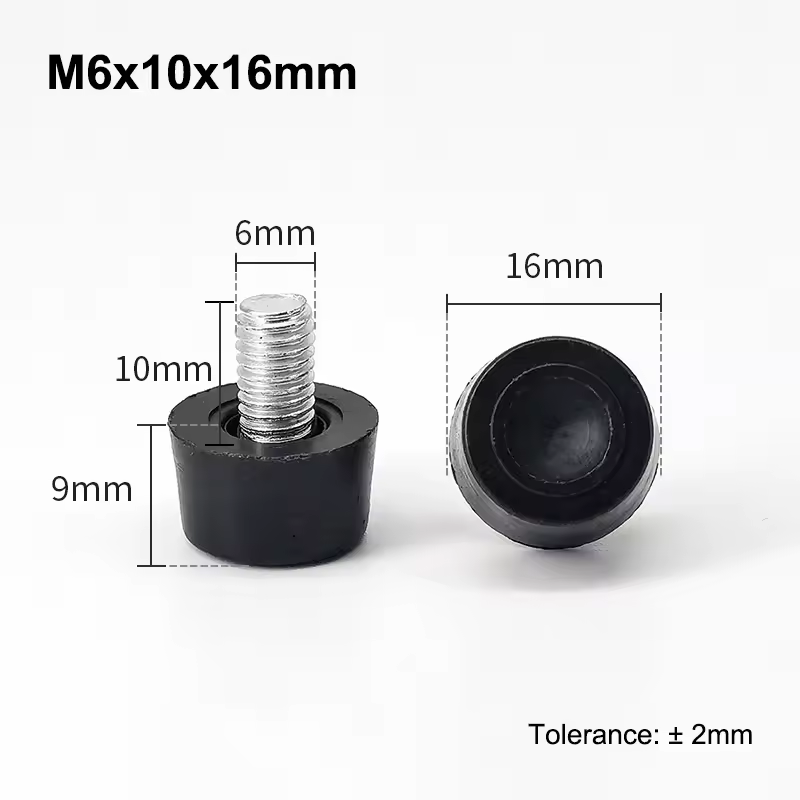 M6 M8 Leveling Foot Screw On Type PP Plastic Furniture Table Chair Sofa Leg Anti-slip Feet Adjustable Leveler Base Bolt Pad - Image 8