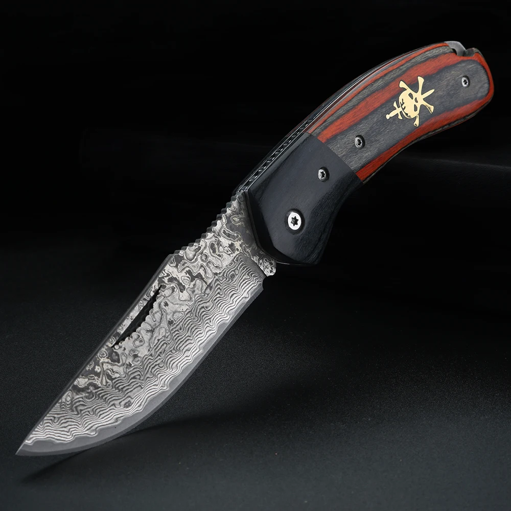 XUANTENG Pisau Kecil Pola Lase - Dive Knife Titanium ulasan dan harga