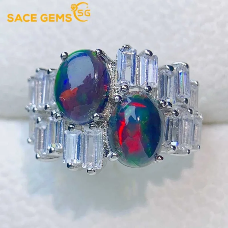 sace gems aneis naturais de opala para mulheres prata esterlina 925 luxo noivado coquetel joalheria fina presente 6x8 mm novo 01