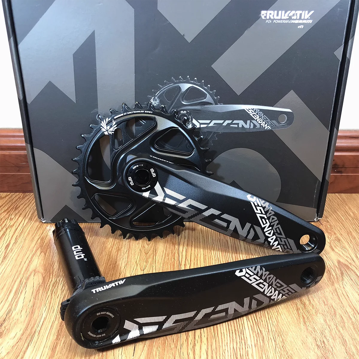 SRAM TRUVATIV DESCENDANT DH CRANKSET Lightweight DH crank set New graphics Fully MTB & Road bicycle acesssories cycling