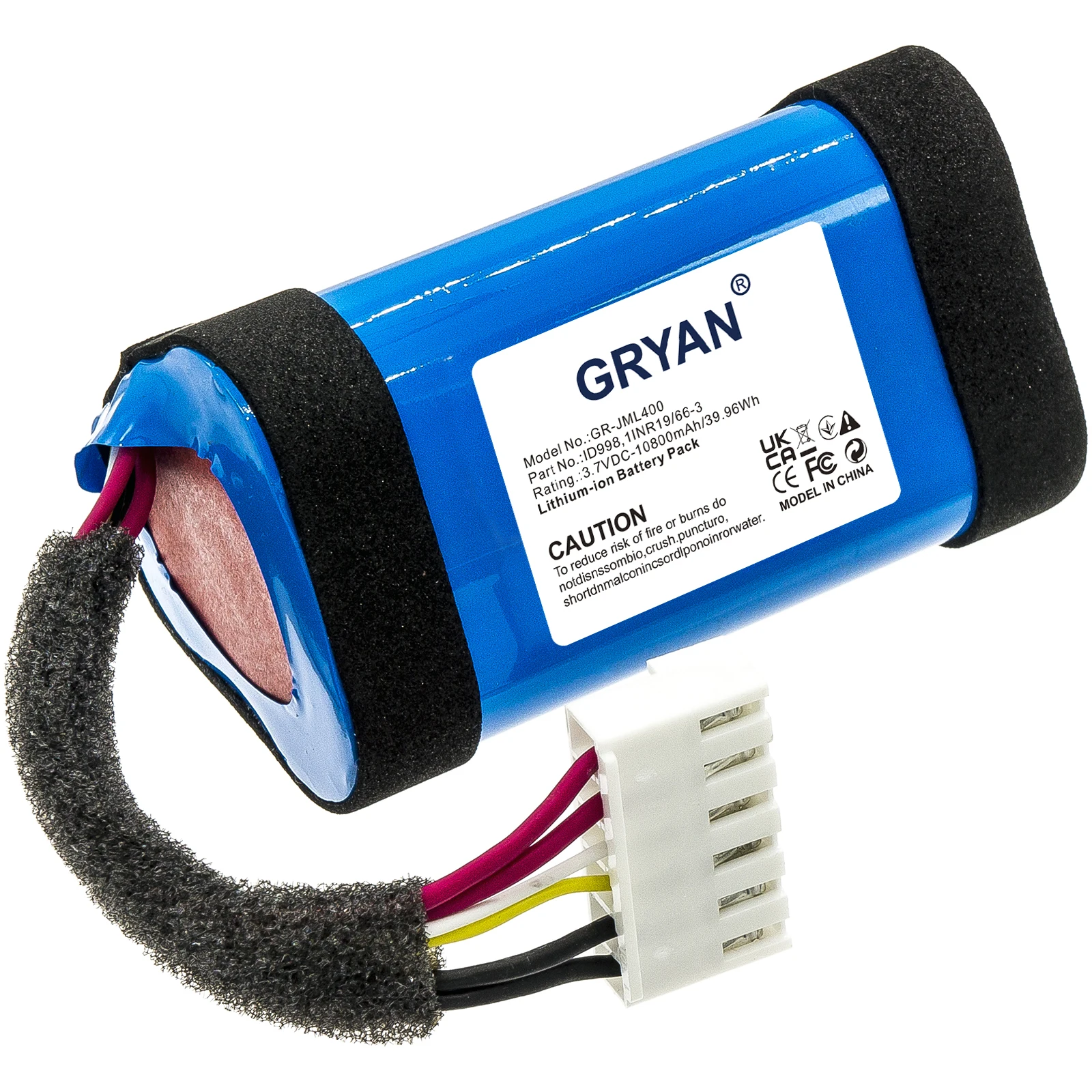 10800mAh Speaker Battery for JBL  Charge 4 Charge 4J JBLCHARGE4BLUAM Charge 4BLK  1INR19/66-3 SUN-INTE-118 IY1068 ID998-B