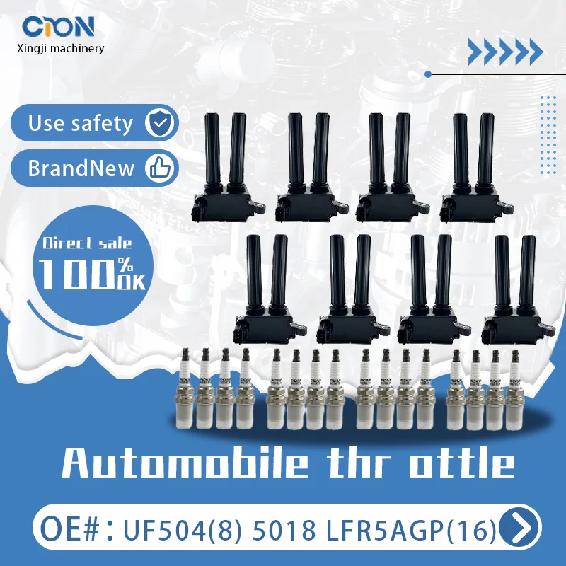 

a set of Xingji 8 Ignition Coil Packs and Spark For CHRYSLER 300C Touring ASPEN DODGE MAGNUM DURANGO 2005 #UF504 And #5018