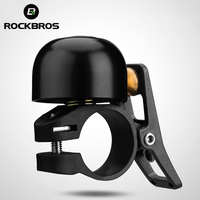 ROCKBORS Bicycle Bell MTB Road Handlebar Bike Horn Safety Sound Alarm Cycling Ring Bell Warning Bells Bicycle Accessories