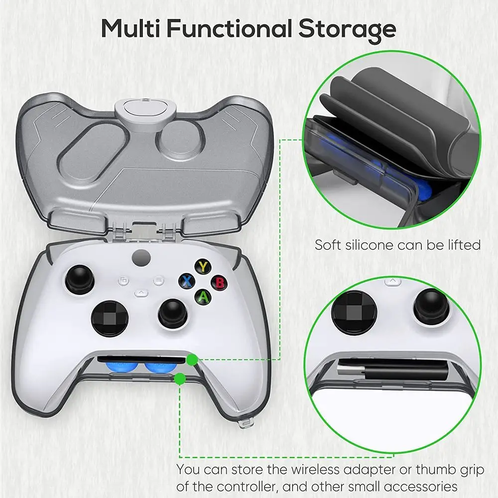 Protective Controller Case for Xbox Series X/S Controlle Dust-Resistant, Shock-Proof Compact Hard Shell Protector Cover