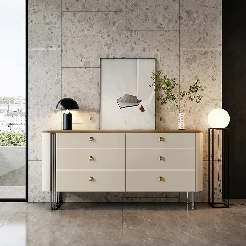 

Французский светлый роскошный комод, вход с шестью комодами, комод для хранения на вилле