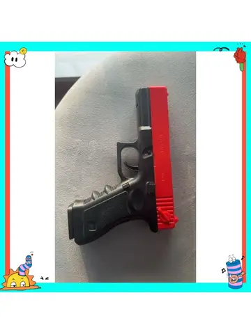 G17 Manual Soft Bullet Airsoft Gun Toy with Bottom Loading Magazine