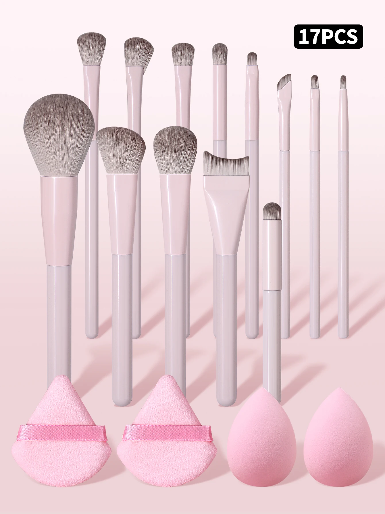 17PCS Soft Fluffy Makeup Brush - Huda Beauty Makeup Brush Set recension och pris