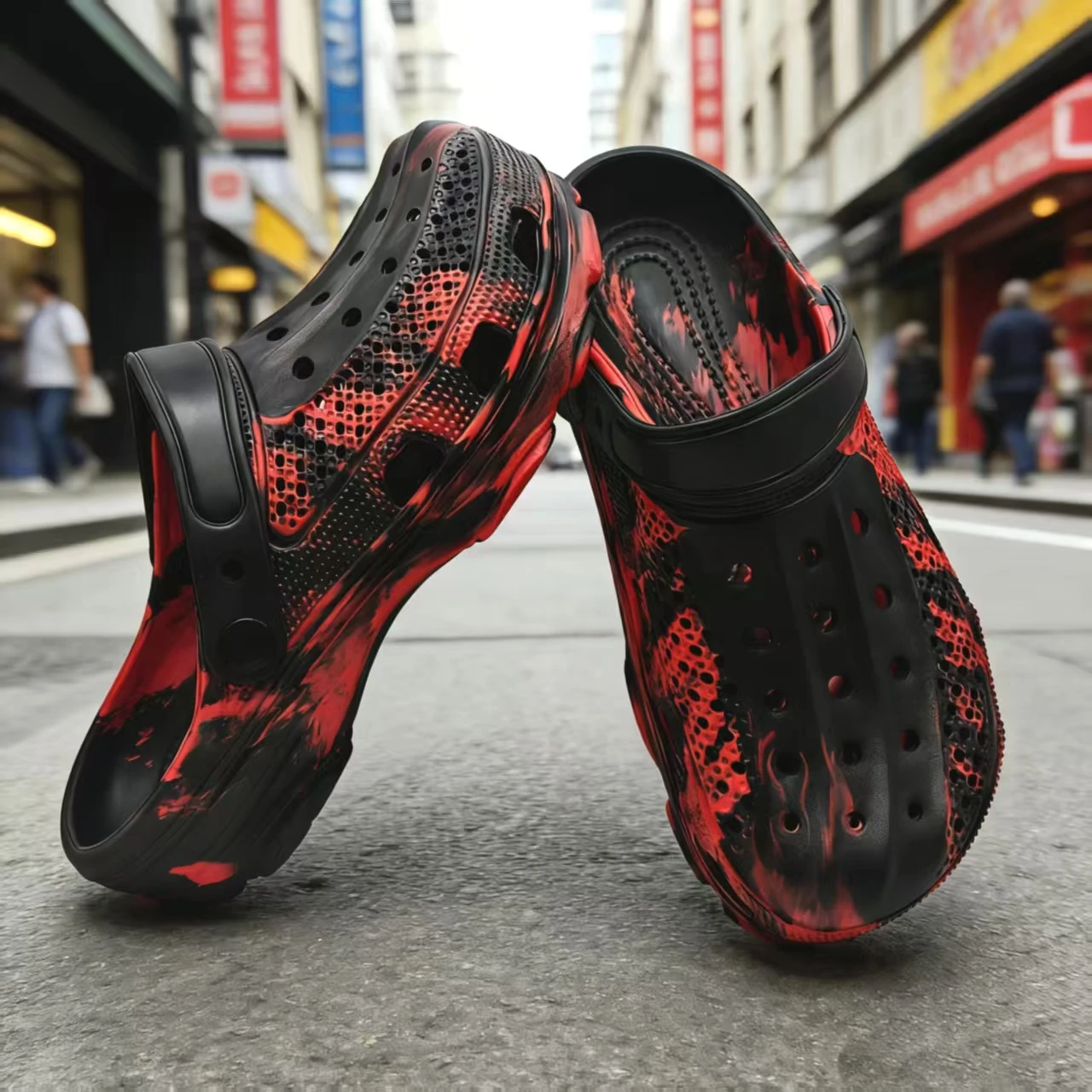 

Мужские высококачественные сабо с цветными вставками, пляжная обувь с мягкой подошвой для мужчин и женщин, летние, нескользящие и дышащие