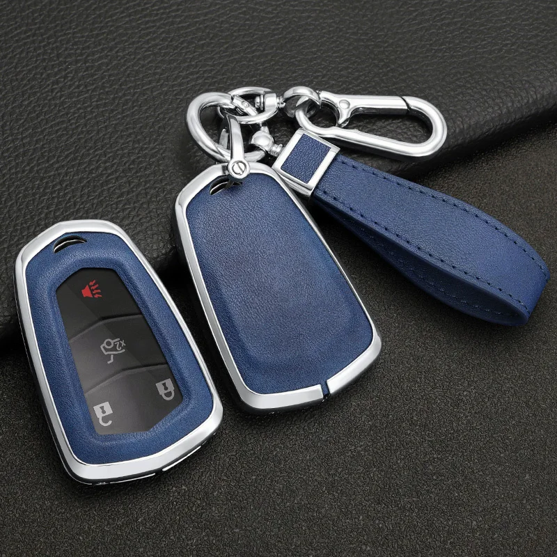 

Alloy Car Key Case Cover Shell For Cadillac ATS XTS XT5 XT4 CT6 XT6 CTS DTS ESV STS ELR Accessories